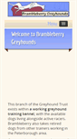 Mobile Screenshot of brambleberry-greyhounds.co.uk